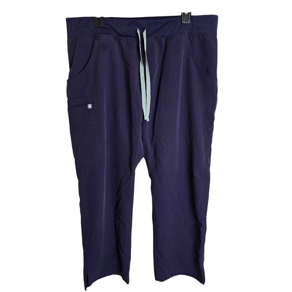 Figs Purple Scrub Pants Size XL